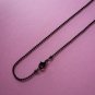 Black Ball Chain Necklace  **20 Inches**