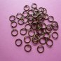 Bronze Color Metal Jump Rings 6mm