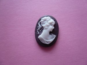 Victorian Lady Cameo Cabochons