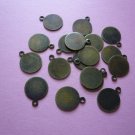 Brass Tag for Cabochon 12mm