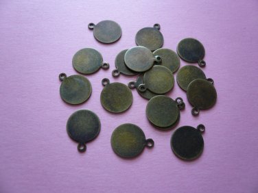 Brass Tag for Cabochon 12mm