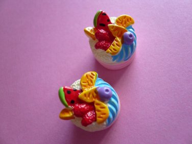 Fruit Cake Cabochons
