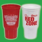 100 32 oz. Custom Printed Fluted Stadium Cups