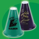 100 Custom Printed 8" Plastic Pep Phone Megaphones Item# MP101