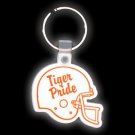 100 Custom Printed Soft Plastic Key Chains Key Tags Football Helmet Item# KF531
