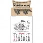 150 Custom Printed Press N Stick Small Auto Desk 2012 Calendars (Cowboys Cowpokes) Item#V8879
