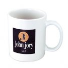 144 Custom Printed Personalized White Coffee Mugs Item#CM2000W