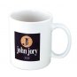 144 Custom Printed Personalized White Coffee Mugs Item#CM2000W