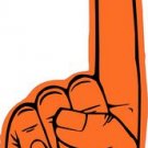 Custom Printed Screen Personalized Foam Fingers Hand Item#SH18E