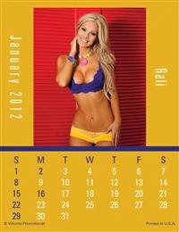 150 Custom Printed Press N Stick Small Auto 2012 Calendars (Maiden America) Item#V8897