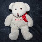 NEW BROWN BOSTON STUFFED TEDDY BEAR TRAVEL SOUVENIR 13"