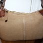 DOONEY & BOURKE BROWN SUEDE LEATHER HANDBAG PURSE RARE