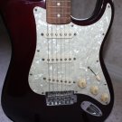 Fender Stratocaster Electric Guitar Midnight Wine Red w/ Pearl Pickguard + Case