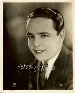 1920s Paramount Silent Actor Photo perhaps Robert Agnew