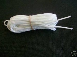 Vertical Blind Restring Cord White Nylon $1.00/Per Yard