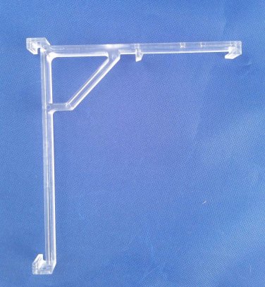 Vertical Blind Clear Valance Clip Bracket - PKG Of 2