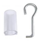 Tilt Wand Wire Sleeve Collar with Hook for Horizontal 1 inch Mini Blinds Tilt Wand Wire Sleeve Collar with Hook for Horizontal 1 inch Mini Blinds