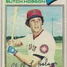 Red Sox Topps 77 Bob Hobson