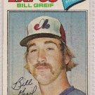 Expos Topps 77 Bill Greif