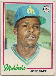 Mariners Topps 78 Jose Baez