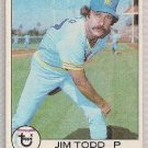 Mariners Topps 79 Jim Todd