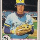 Brewers Topps 79 Bill Travers