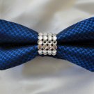 Blue Bowtie w/ Swarovski Rhinestones