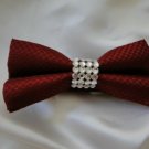 Red Bowtie w/ Swarovski Rhinestones