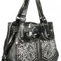 Dazzling Rhinestone Pocket Desing Buckled Fashion Handbag