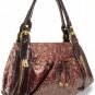 Decorative Drawstring Front Pocket Embossed Hand Tote