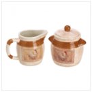 Le Poulet Sugar and Creamer Set