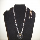 039 Clear Crystal Necklace Set