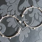 Melted Hoops - Sterling SIlver