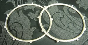 Melted Bangle - Sterling SIlver