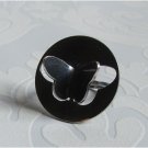 Flutter RIng - Oxidised Sterling Silver