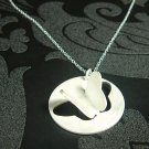 Long Flutter Necklace - Sterling SIlver