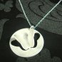 Long Flutter Necklace - Sterling SIlver