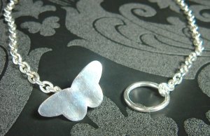 Flutter Silver Necklace - Sterling Silver
