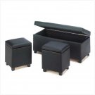 Urban Storage Trunk and Stools #13825