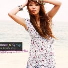 Flower-Printed Sleeveless Dress