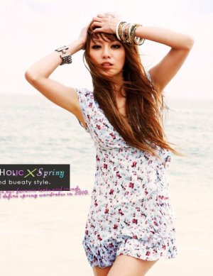 Flower-Printed Sleeveless Dress