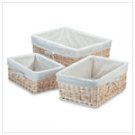 LINED NESTING WILLOW BASKETS-AVAILABLE NOW