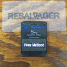 PlayStation 2 8MB Free McBoot Memory Card 1.93 FMCB FreeMcBoot PS2 Sony OEM