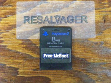 PlayStation 2 8MB Free McBoot Memory Card 1.93 FMCB FreeMcBoot PS2 Sony OEM