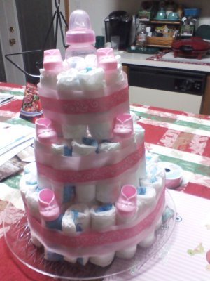 Custom Made Diaper Cakes