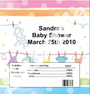 Clothesline Baby Shower