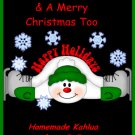 Christmas Wine Label