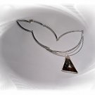 Artisian Handcrafted Designer Sterling Silver Jasper Pendant Necklace