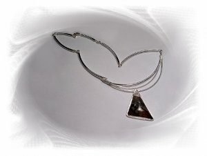 Artisian Handcrafted Designer Sterling Silver Jasper Pendant Necklace