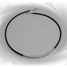 Artisian Handcrafted Sterling Silver Black Cord Necklace With Accent Pendant